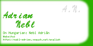 adrian nebl business card