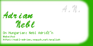 adrian nebl business card